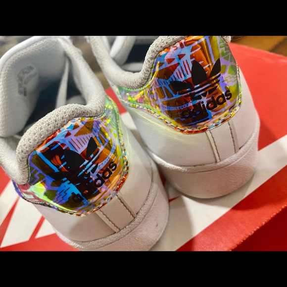 adidas shell toe holographic
